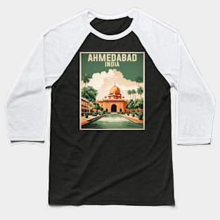 Ahmedabad India Vintage Tourism Travel Baseball T-Shirt